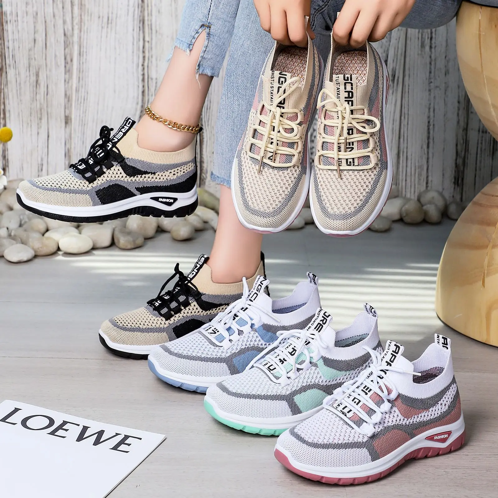 Women's Casual Shoes Air Mesh - Women'S Fashion Gym Shoes review and price