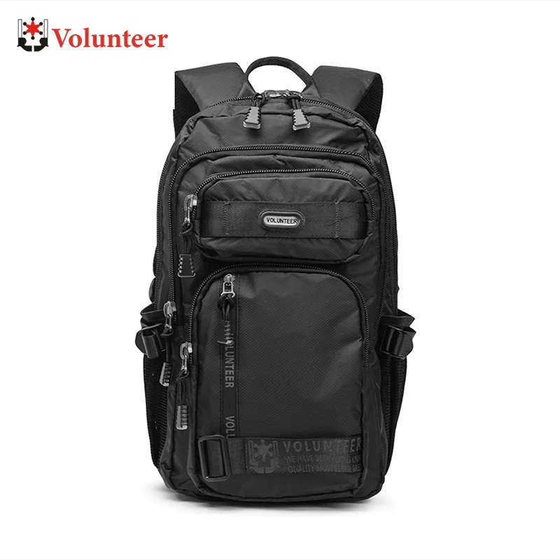 Volunteer Backpacks for Men 2023 New Fashionable Large Capacity Oxford Cloth Commuter Casual Versatile Backpacks 1700-01