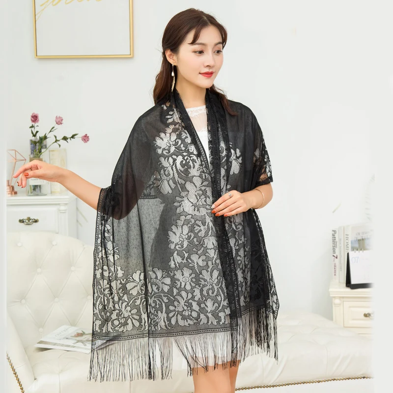 

8 Colors Lace Bolero Fiesta De Mujer Evening Dress Cape Bolero Mariage Women Wedding Coat Wraps And Shawls Femme Scarf Shrugs