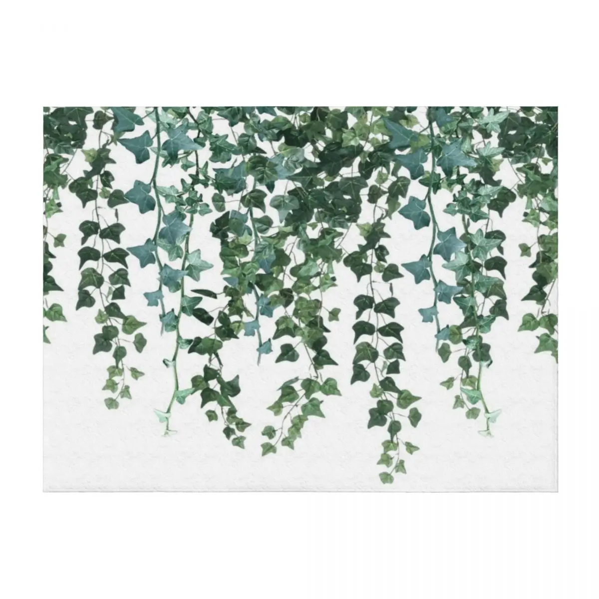 

Ivy Hanging Vines Throw Blanket Sofa blankets ands Flannel Fabric Thin Blankets