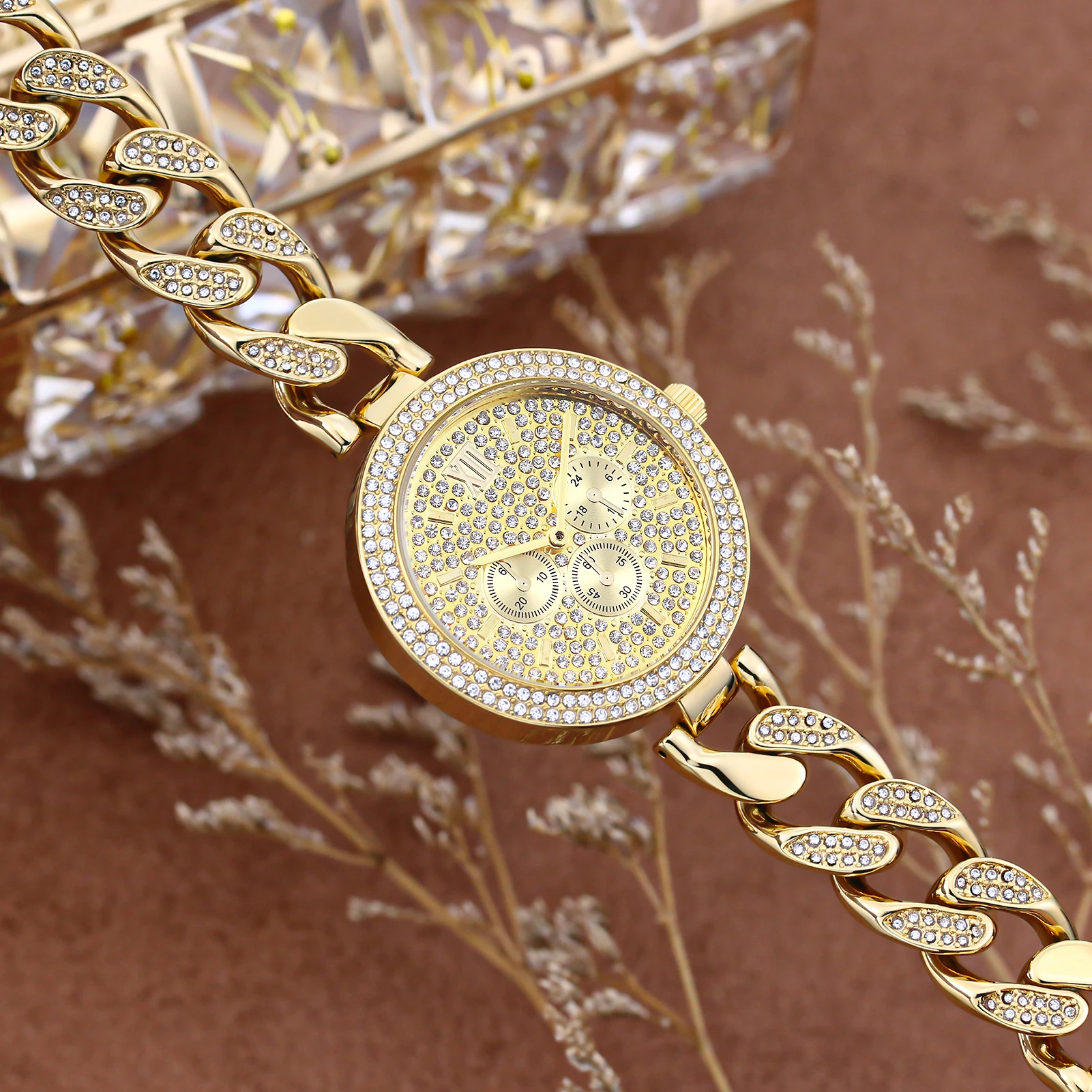 Women Watch Fashion Brand MISSFOX Luxury Gold Elegant Party Dress Quartz Watches For Ladies Sparkly Bracelet Clock Droshipping
