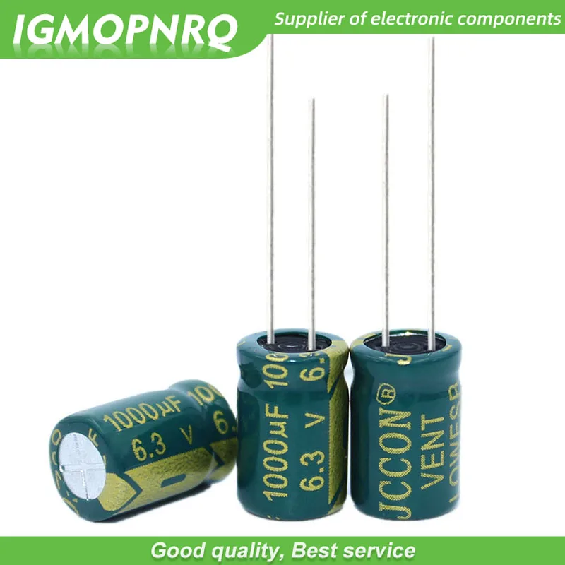 20PCS 6.3V1000UF 8*12mm igmopnrq Aluminum electrolytic capacitor high frequent low impedance 8x12mm