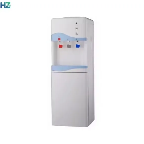 Hot Water Dispenser With 3 SS Faucets Vertical Design Child Safety Lock Manual Electric Operation for Hotel Use