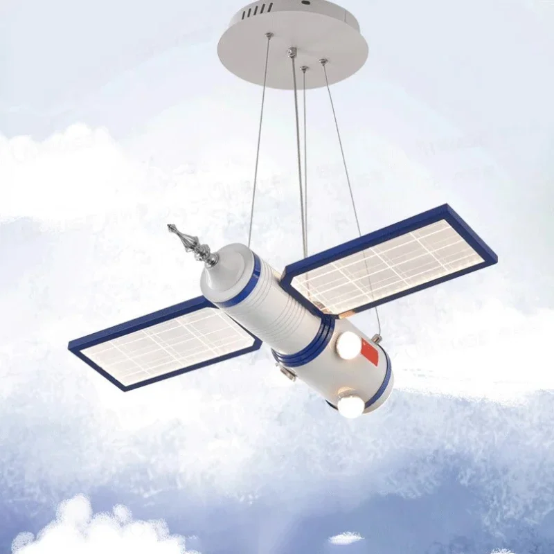 

Светодиодные подвесные светильники Nordic Space Satellite Astronauts для спальни, обеденных столов, кабинетов, домашнего декора, люстра