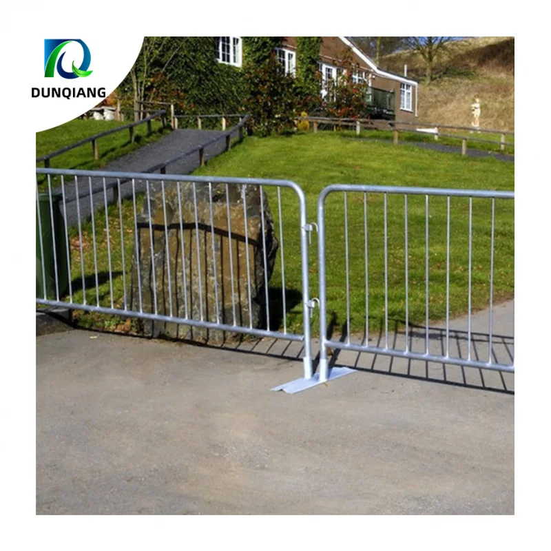 Custom.Portable سياج مؤقت للتحكم في الحشود الصلب حاجز المشاة الطريق والمناسبات الخارجية