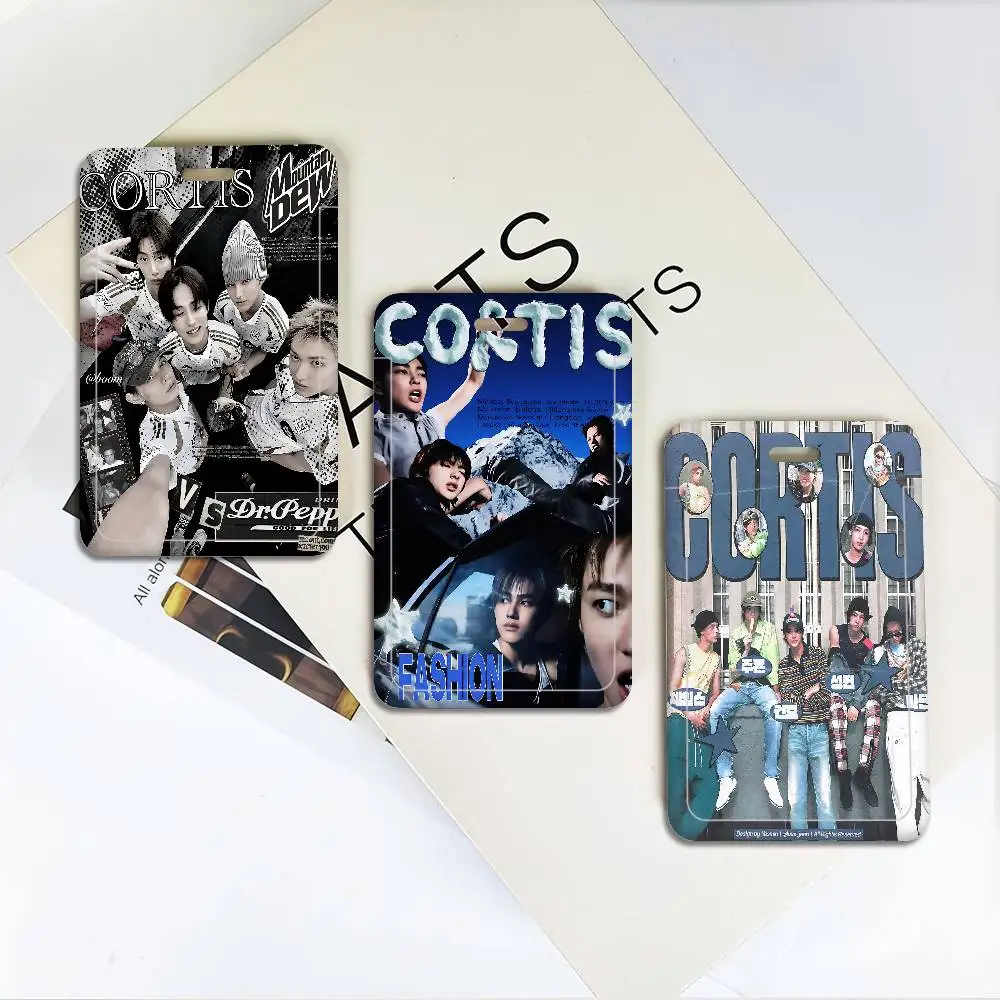 

Держатели для кредитных карт K-pop Music C-CORTIS с длинным ремешком, чехлы для ID-карт сотрудников, аксессуары для медсестер