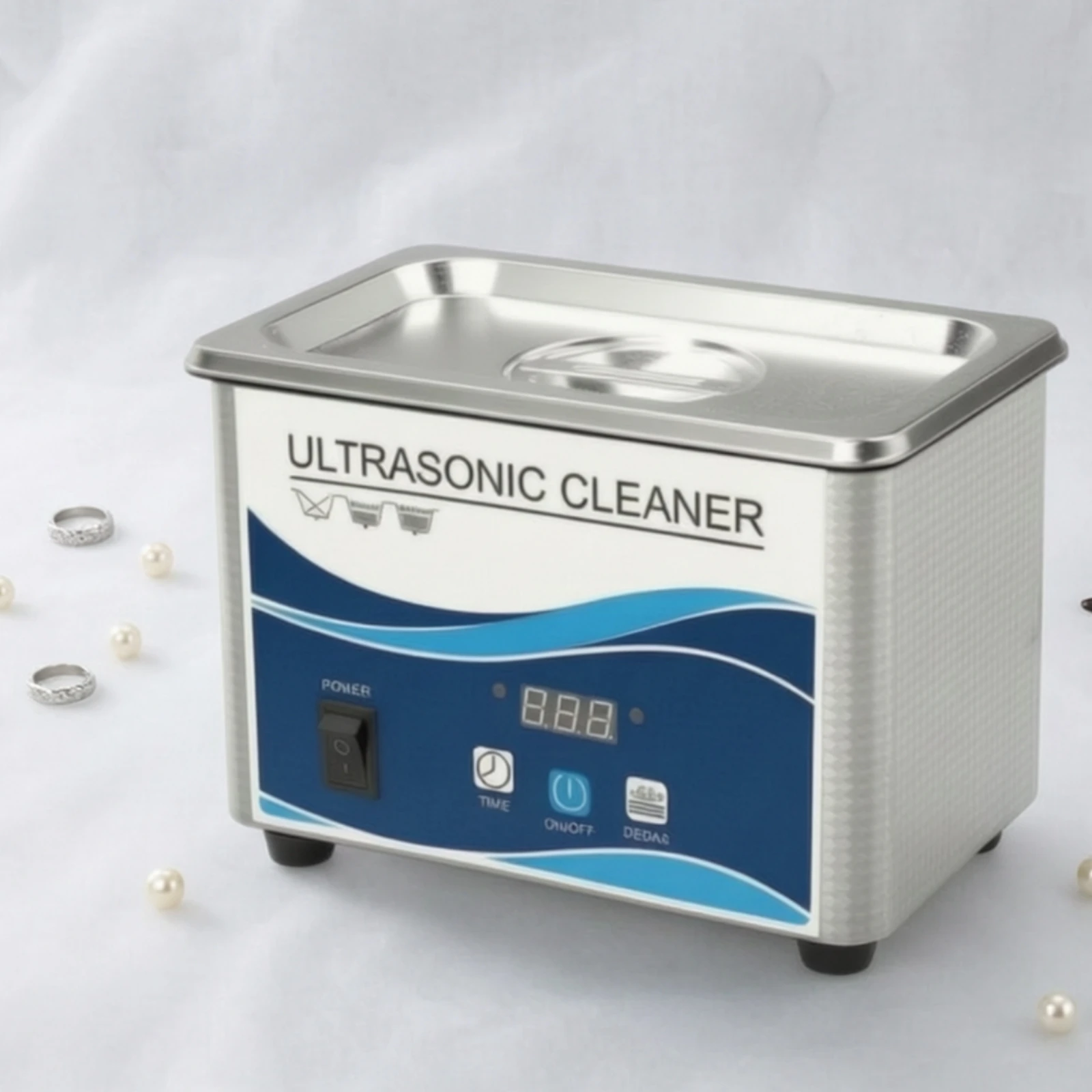 Sonic Cleaner with Stainless Steel Tank Sturdy Sonic Cleaner with Digital Timer Cleaning Machine Professional-Grade