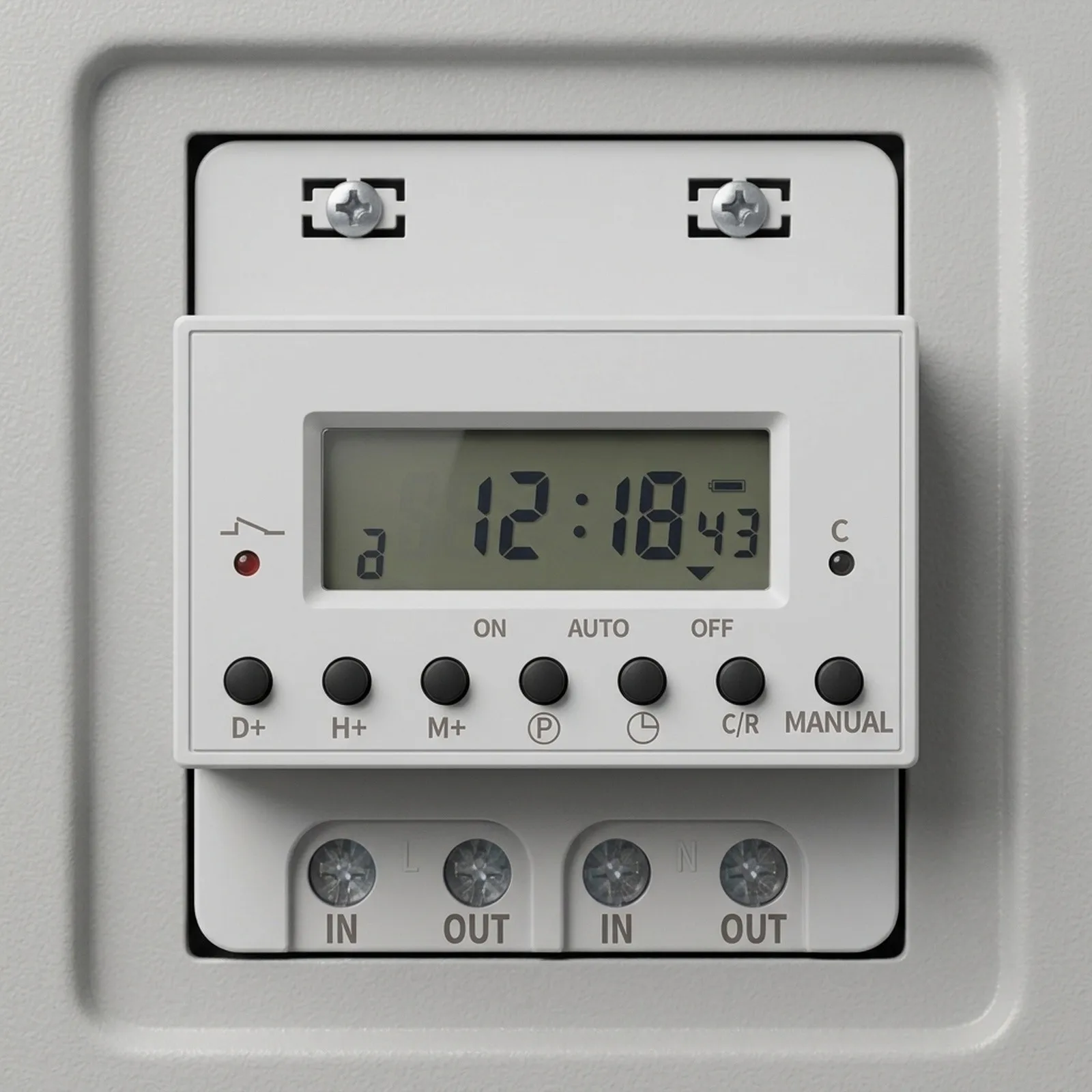 220V Digital Timer Switch with Programmable Time Control Reliable Power Handling for High Power Devices  220V