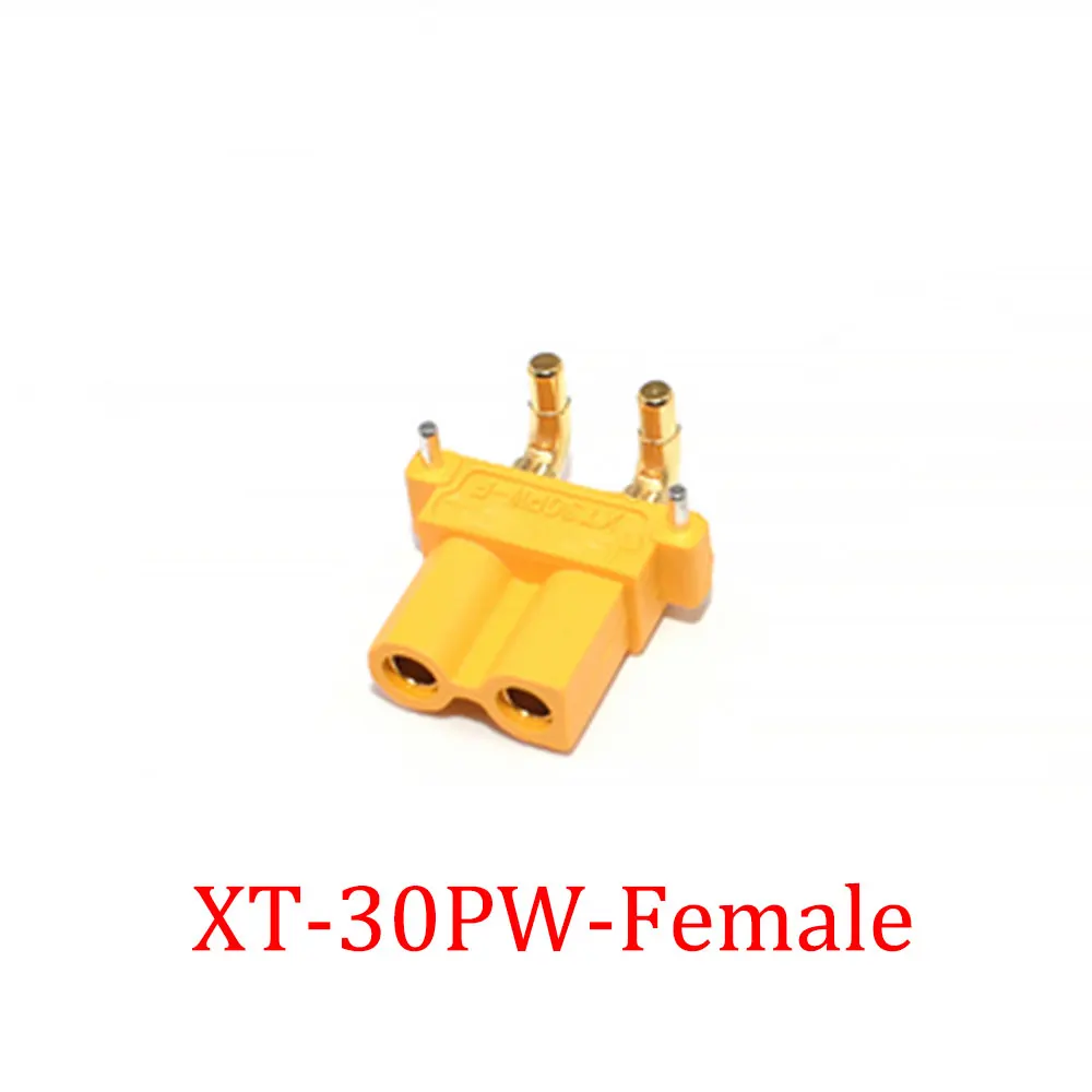 YUXI 1Pcs XT30PW Connector  Male Female Board Mounted Horizontal Aircraft Model Lithium Battery Controller Connector Plug