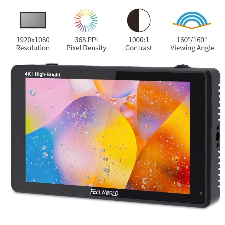 

LUT6 6 Inch 2600nits HDR/3D LUT Touch Screen DSLR Camera Field Monitor