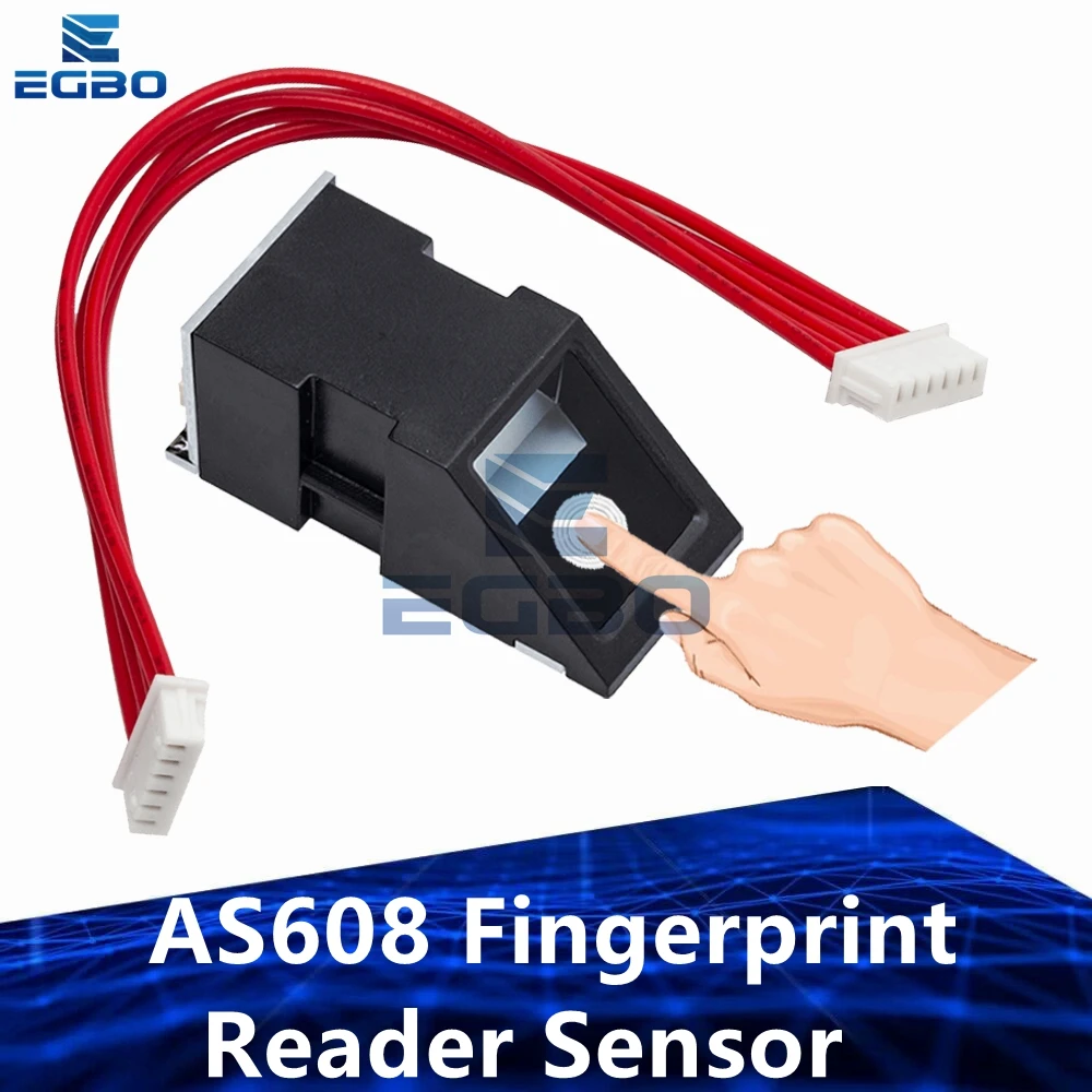 AS608 Fingerprint Reader Sensor Module Optical Fingerprint Fingerprint Module For Arduino Locks Serial Communication Interface