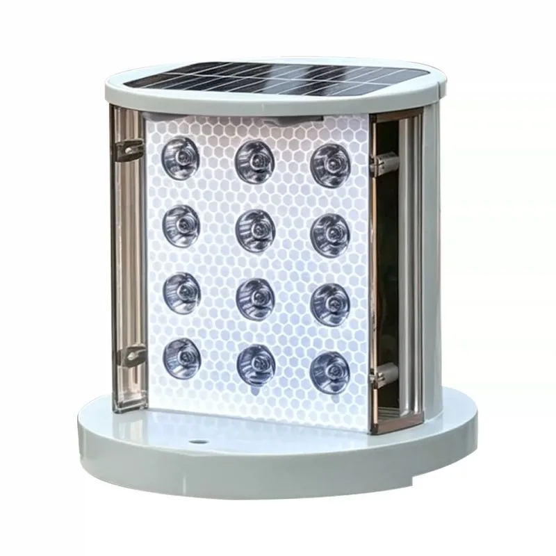 LED Solar Synchronous Strobe Contour Warning Light High-speed Guardrail Column Headlight Roadblock Anti Fog Light