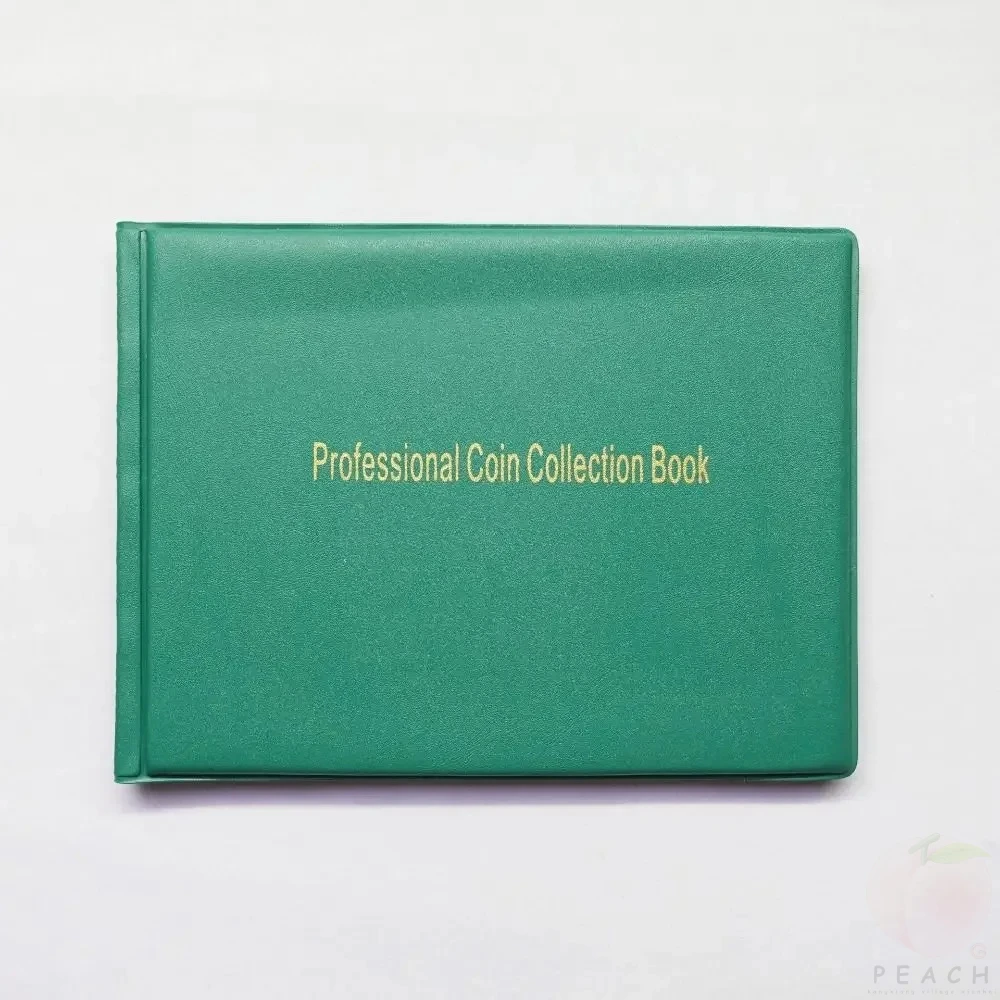 240 vakjes muntverzamelboek – PVC muntalbum, 10 pagina's, cadeau voor muntverzamelaars & hobbyisten