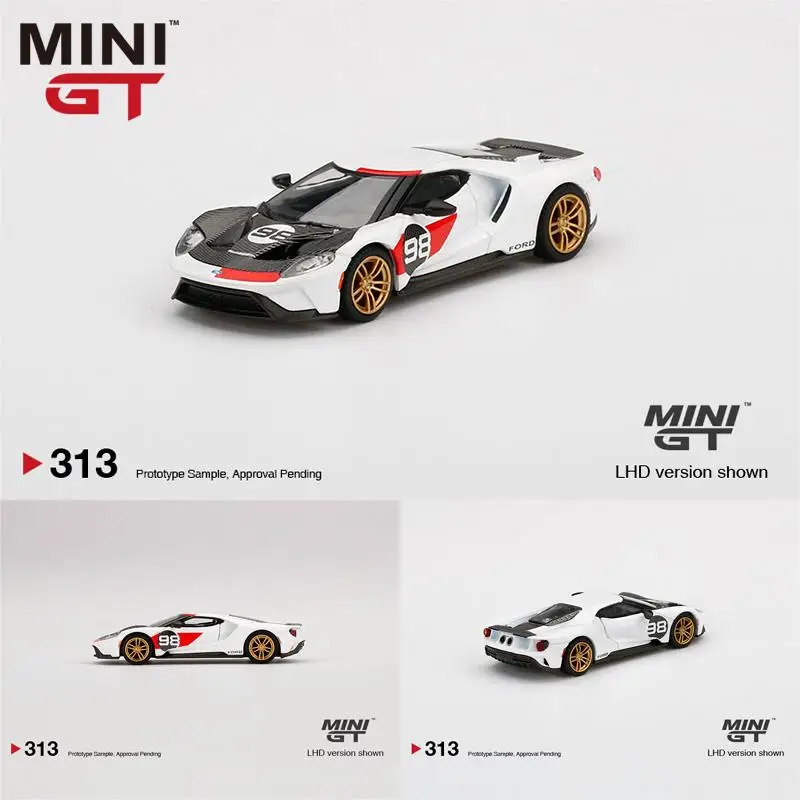 TSM MODELS MINIGT #313  1:64 Ford GT NO.98 2021 Ken Miles Heritage  Die-cast Alloy  car model