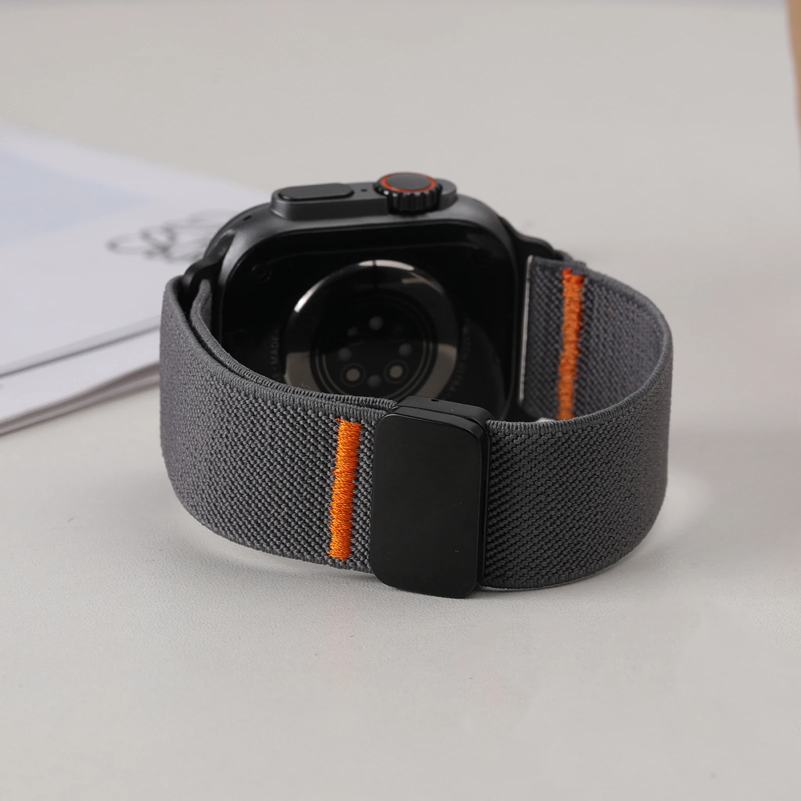 3PCS Magnetic Straps For Apple Watch ultra 2 band 49mm 46mm 45mm 42mm Elastic nylon Loop Bracelet IWatch Series 10 9 8 7 SE 44mm