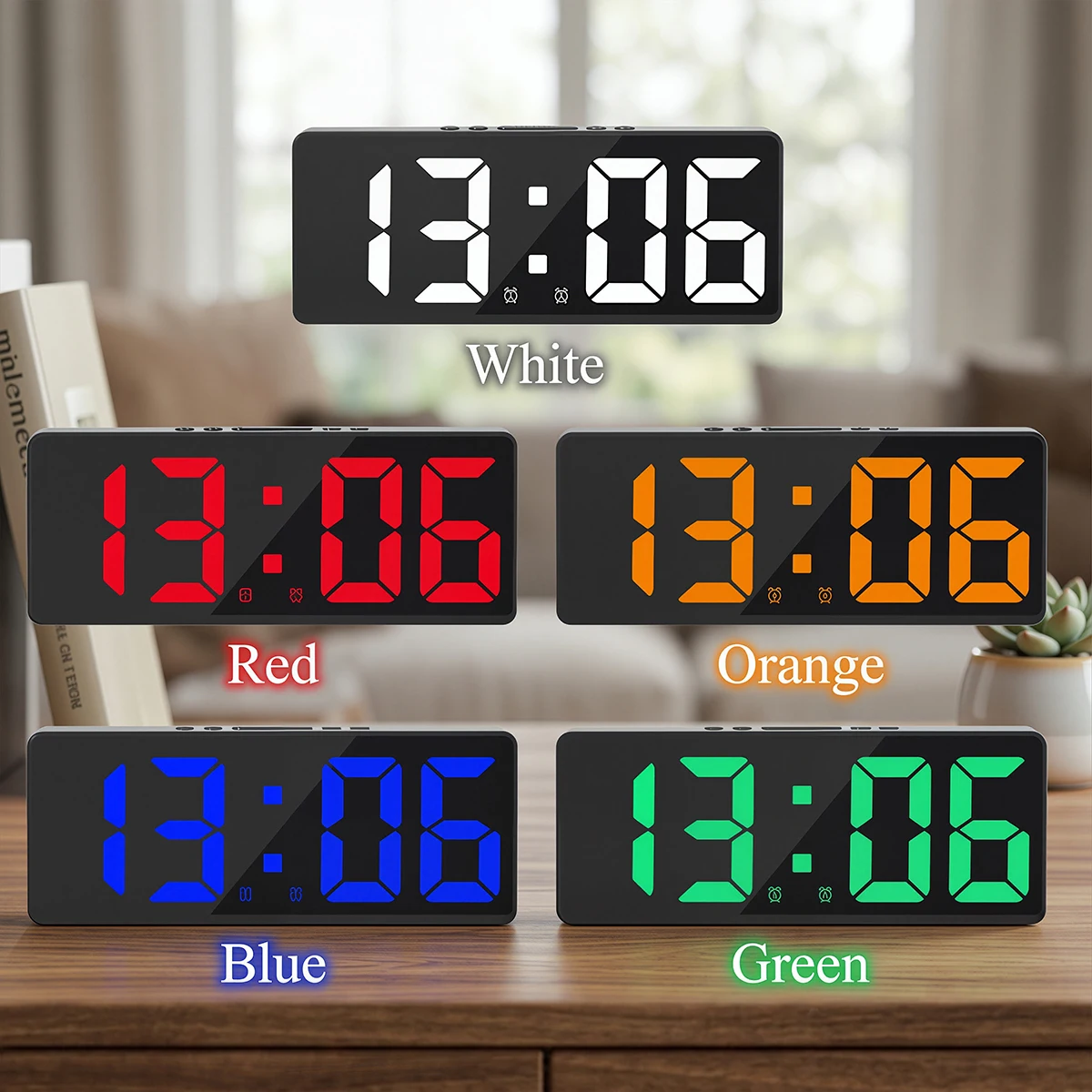 Digitale wekker Spraakbedienin - Led Desk Clock recensie en prijs