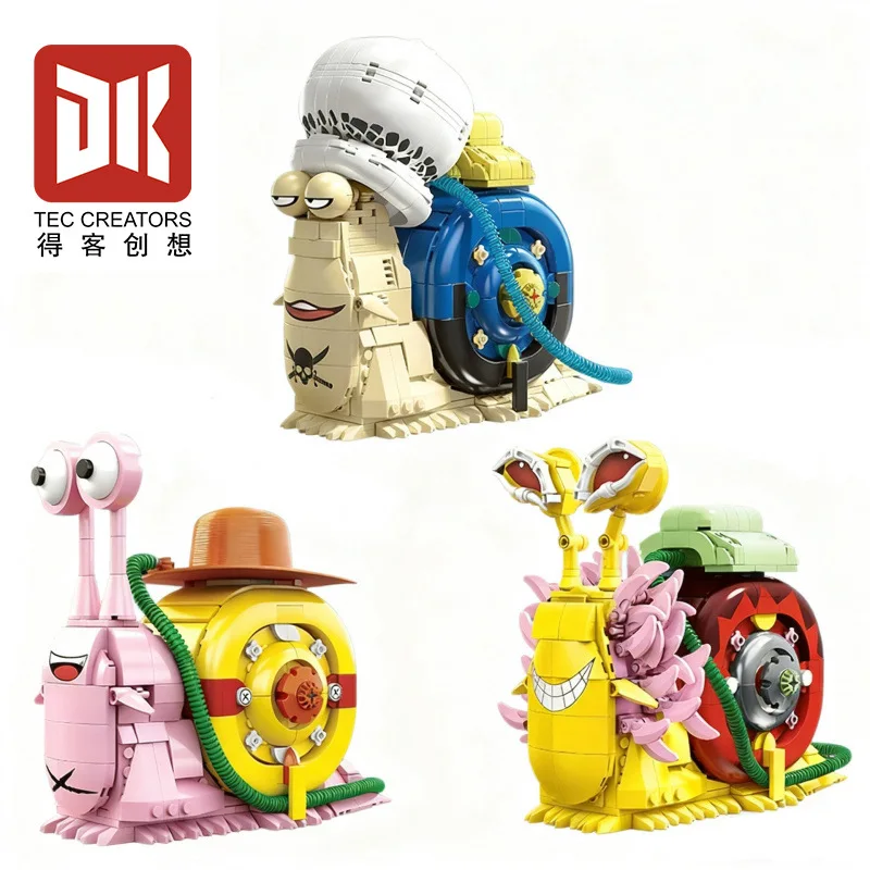 

Creative Worm Model Building Blocks Toy Phone snail Puzzle DIY Assembly Bricks desktop ornament Puzzle Toys for Kids Girl Gift