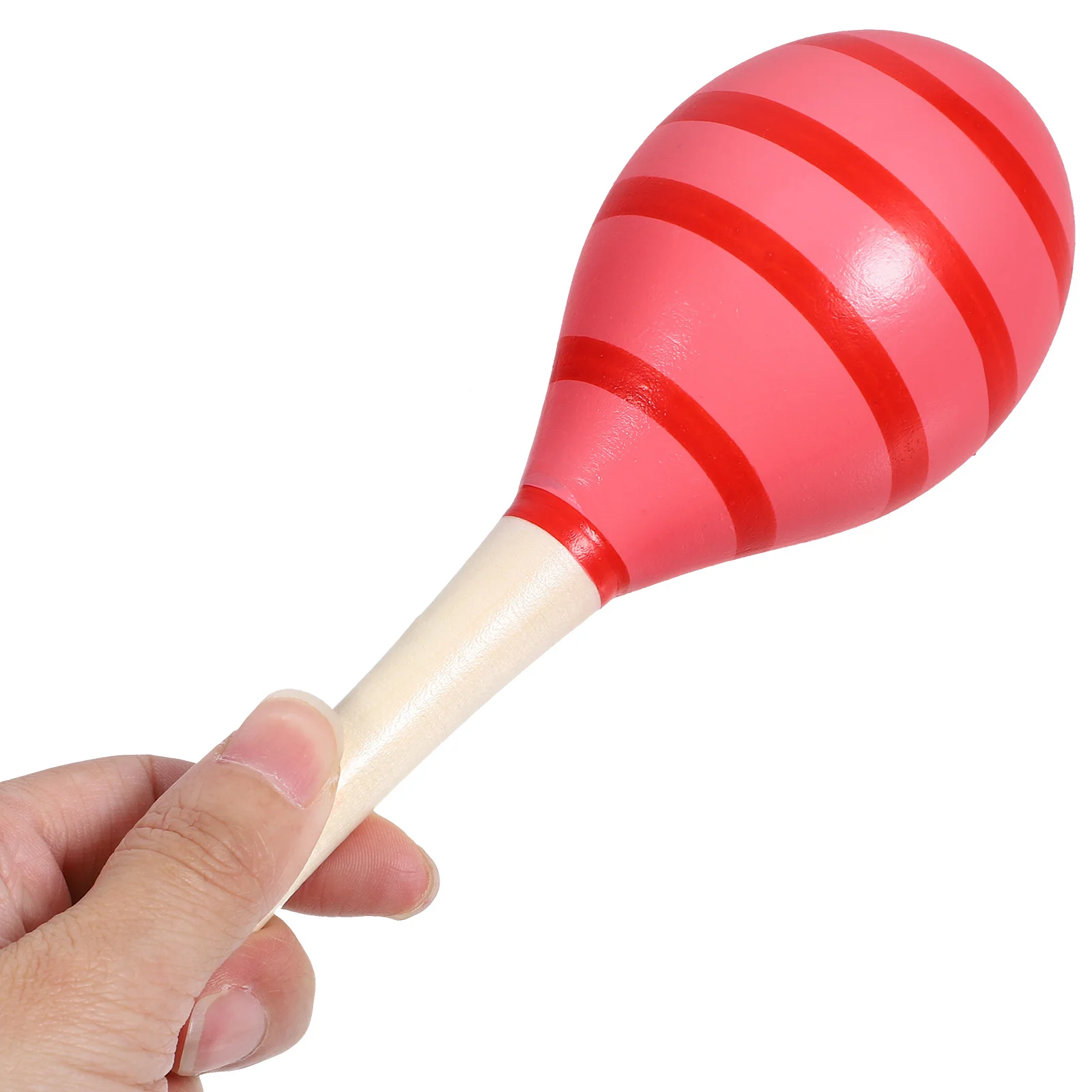 2 Pcs Maracas Party Favors Wooden Maracas Musical Instruments for Noise Maker Shaker Kids Toddler