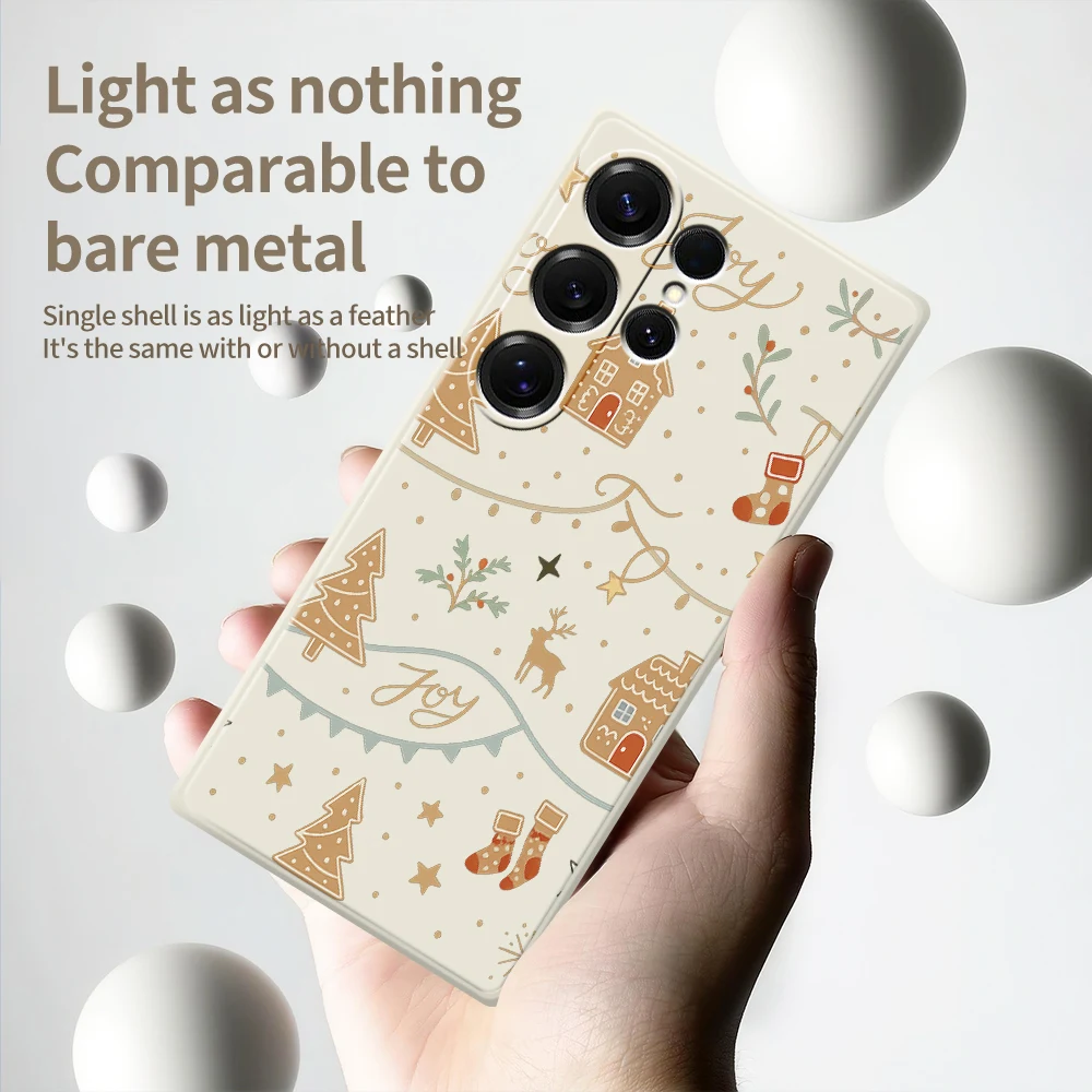 عيد الميلاد نمط قضية الهاتف المحمول لسامسونج غالاكسي A56 A32 A23 A22 5G A32 A23 4G A55 A54 A53 A52 A51 A35 A34 A31 غطاء ناعم