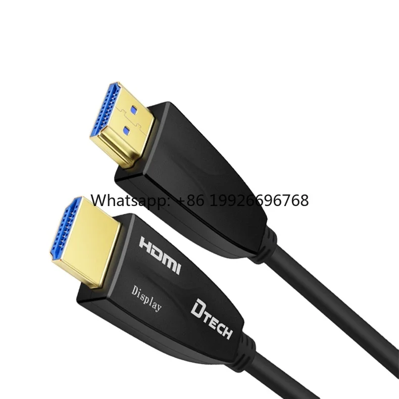 

HDMI 2.0 Cable Cord Support ARC 4K 60Hz 18Gbps Super Speed Gold Plating Active Fiber Optic HDMI Cable