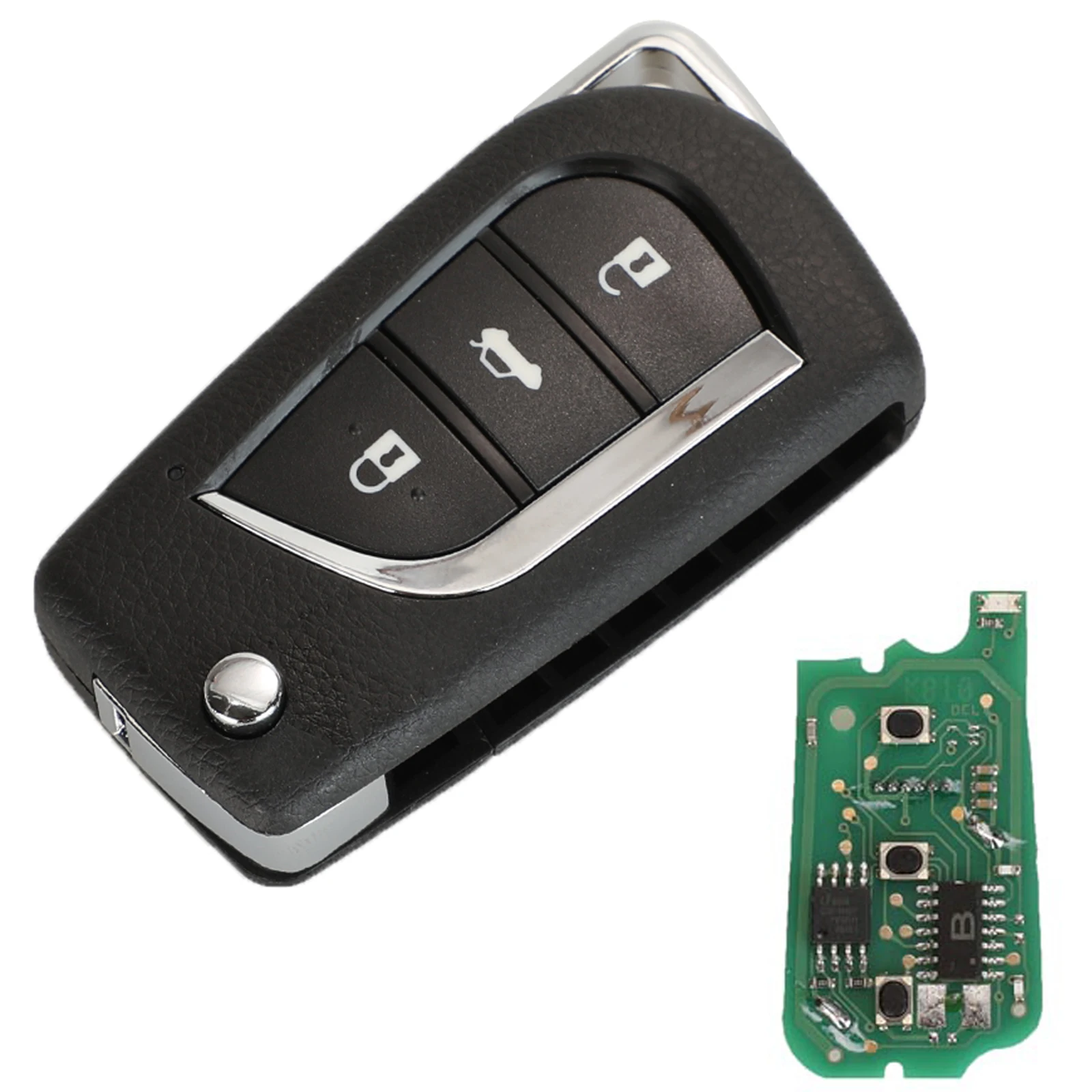 jingyuqin Upgrade Remote Car Key 434Mhz toy47 4d66 Chip For Toyota Yaris Avensis Corolla Carina ETC Control P/N:89071-05010  ...