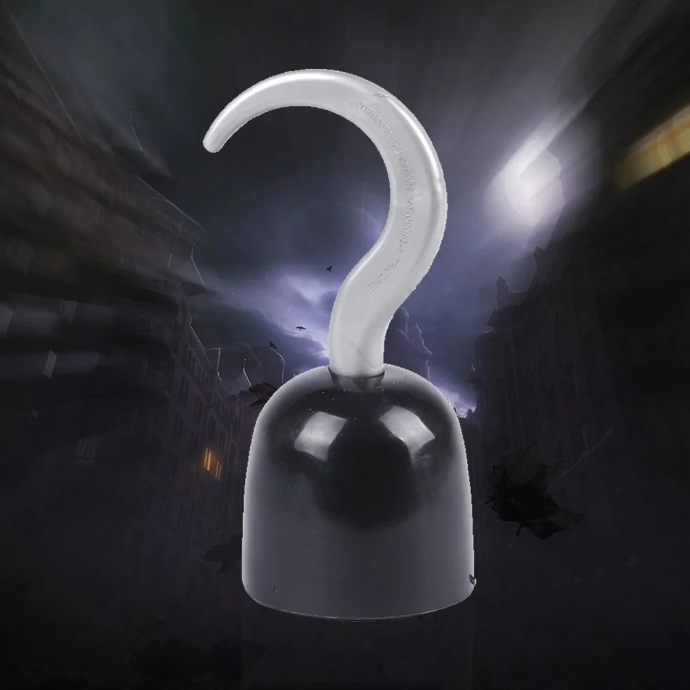 2 szt. Pirackie Haki Rekwizyty Czarne 20x10cm Akcesoria na Halloween Kostium Impreza dla Kobiet i Mężczyzn Dekoracje na Wydarzenia Tematyczne