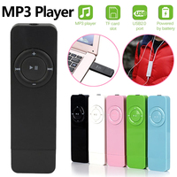 2024 Mini MP3 Player USB in-line Card U Disk MP3 Player USB 2.0 Lossless Sound Music Media Player Support Micro TF Card(No Card)