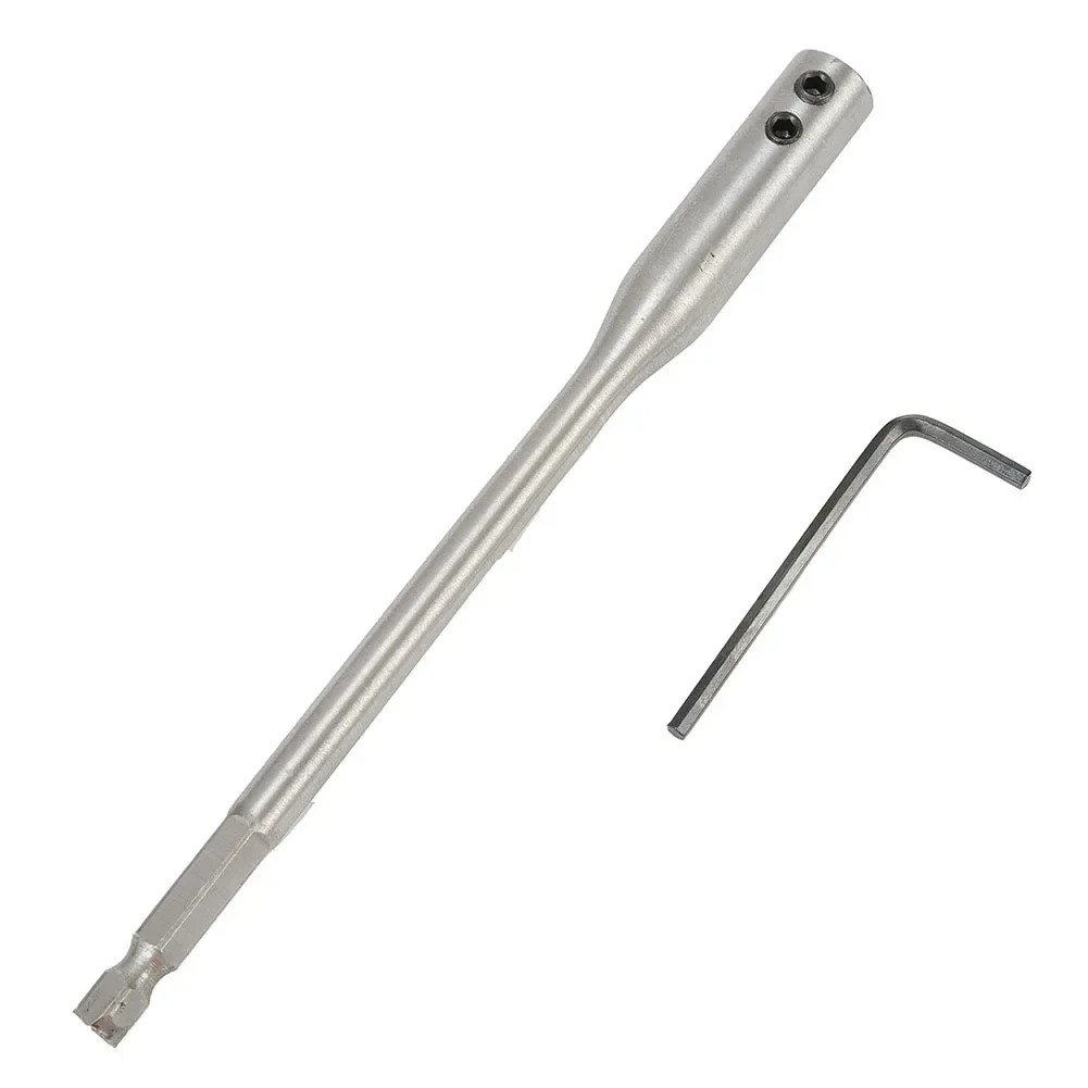 2pcs/set Drill Bit Extension Bar 150mm 300mm Hex Shank Extender Wrench Kit Tool Power Tool Accessories 150mm/300mm