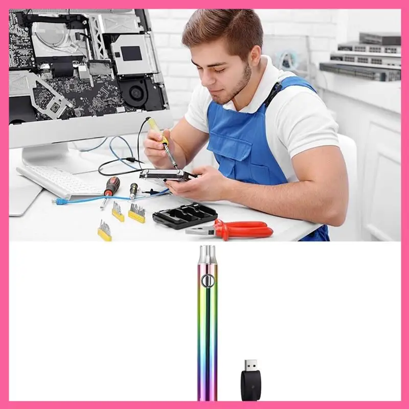 

HOT-510 Thread Soldering Iron Kits 3 Gear Adjustable Voltages 350Mah Battery Cart Pen With USB Adapter Welding Tool Kits