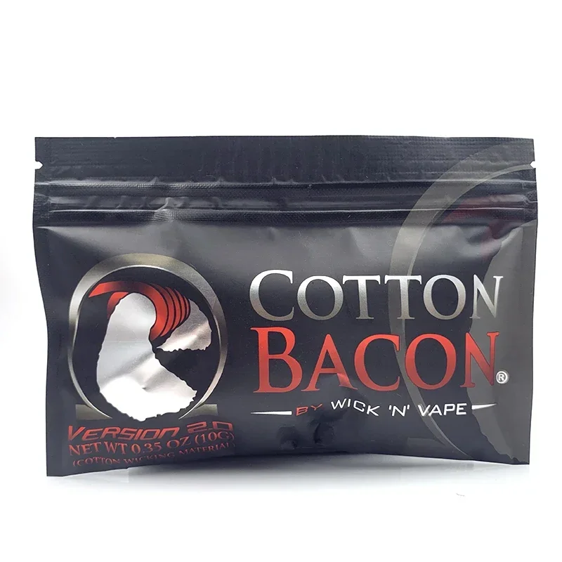 Vape Cotton Silver Gold Cotton Bacon Prime V2 For RDA RTA DIY Wick Coil Atomizer Tank Vaporizer Accessories