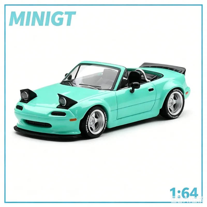 

MINIGT 1:64 Mazda MX5 Die Cast Alloy Car Model Suitable for Giving Friends as a Gift, Premium Collectibles
