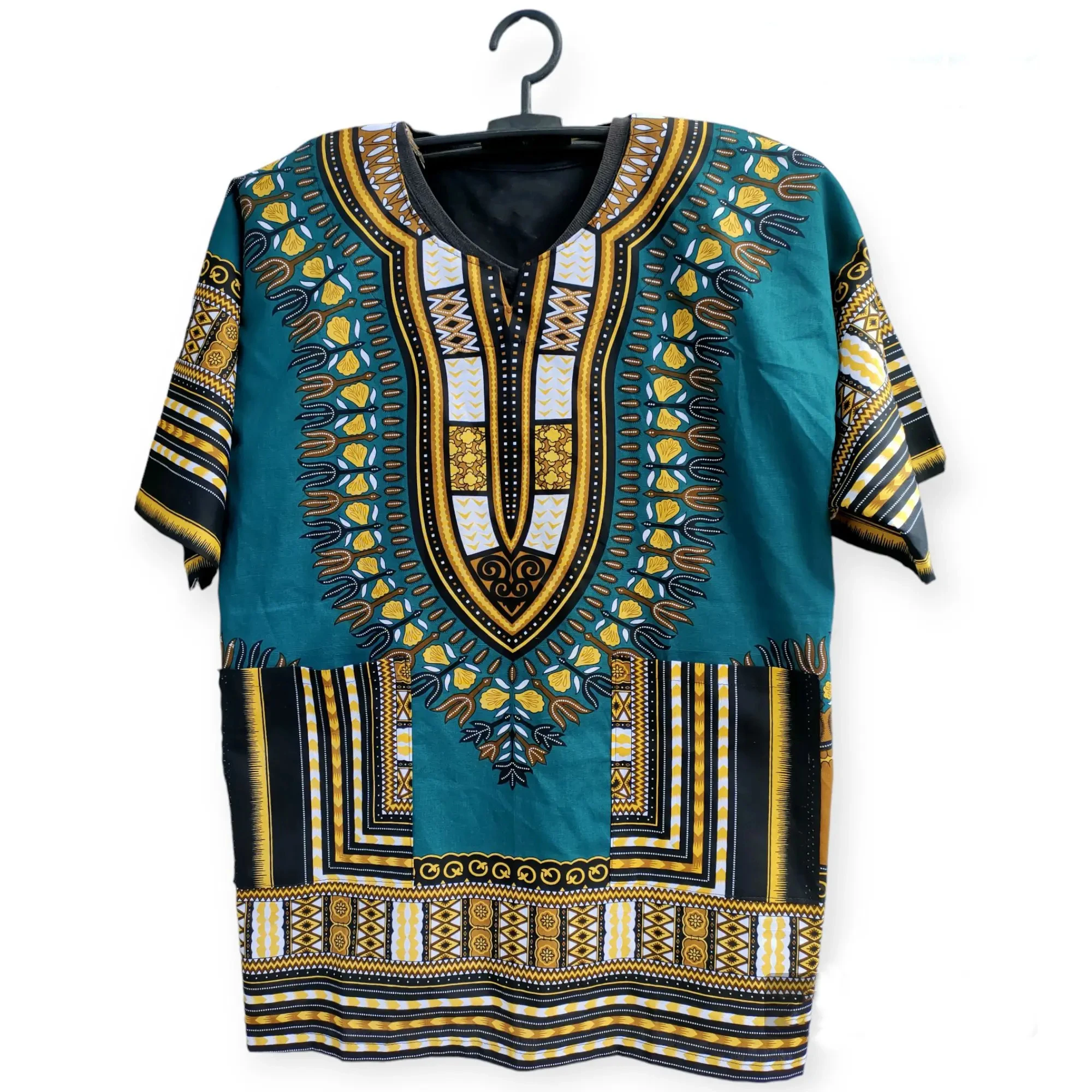 Fashion Dashiki Pullover Tunic Traditional Men T-shirts Colorful African Stylish Elegance African Ethnic Unisex Men\'s Clothing