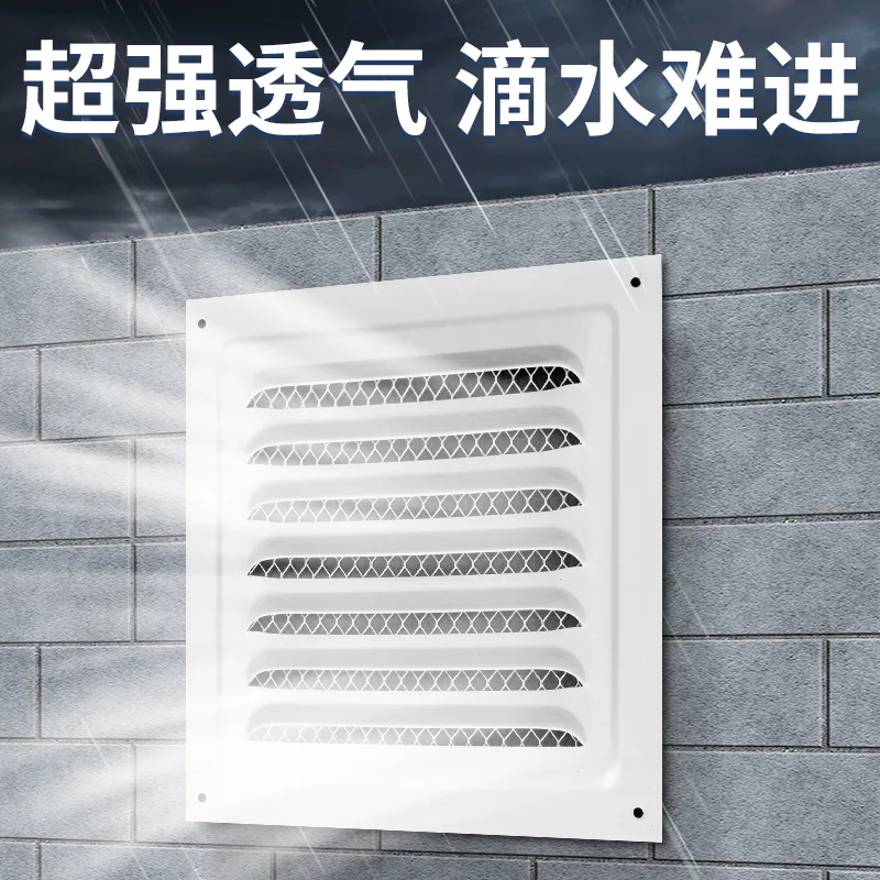 

Venetian trend out of the window wall exhaust heat dissipation vent metal ventilation punching rain hood grille cover