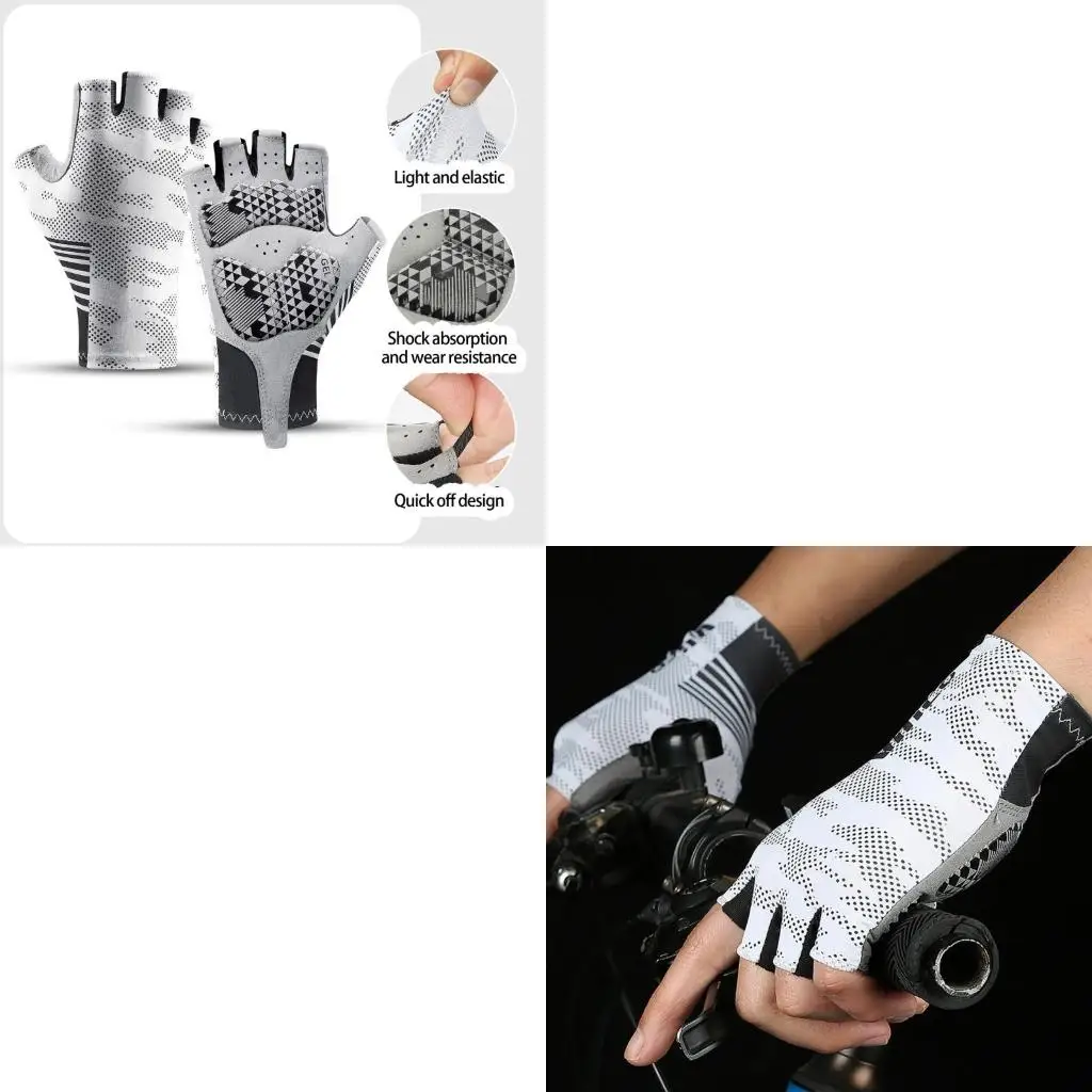 

High Performances Bike Gloves For Men Women Shock Absorption Sweat Resistant