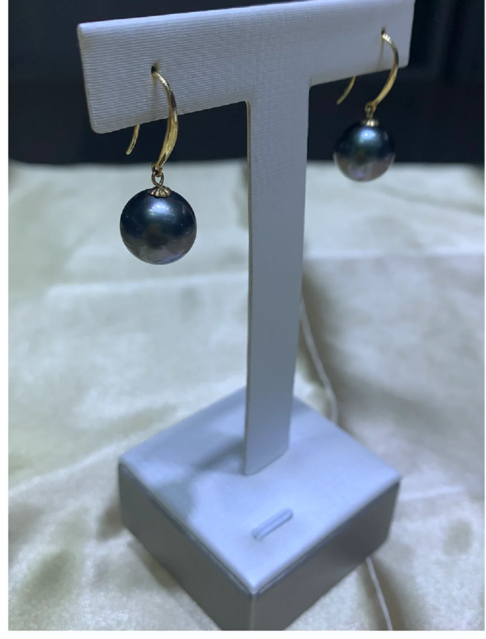 

Серьги-крючки из натурального жемчуга AAAA9-10 мм 10-11 мм Таити Круглые серьги с черным жемчугом 925s