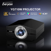 Everycom YG710W Projector 1080P Full HD 4K Android 12 Projectors 2300 ANSI Movie Video Beamer 20W Speaker Sealed Optical Machine