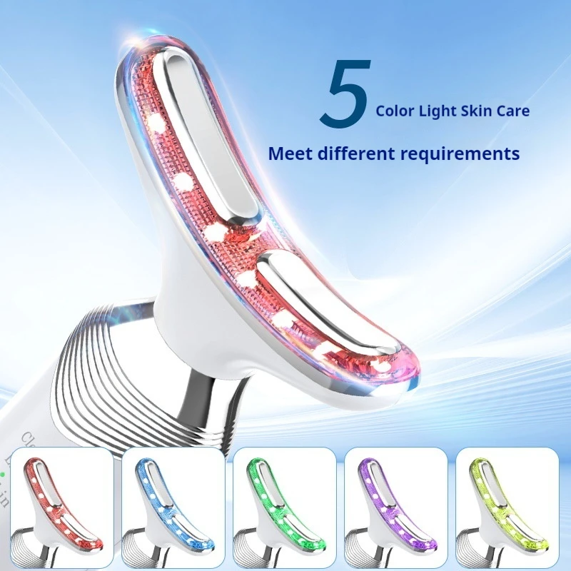 Multifunction Facial Massager Neck Lifting LED Skin Care Beauty Device