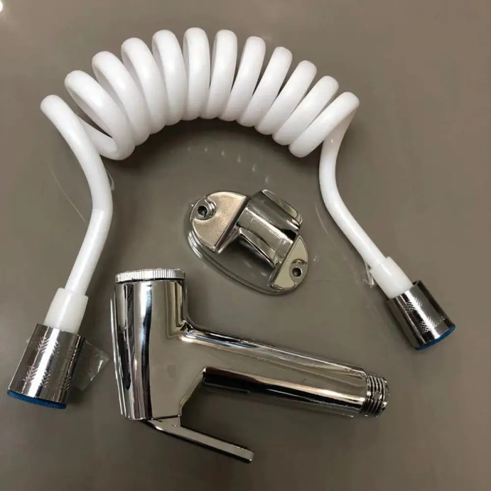 Bathroom Bidet Toilet Spray Kit ABS Handheld Cleaning Applicator High Pressure Shower Hose Replacement Accessory