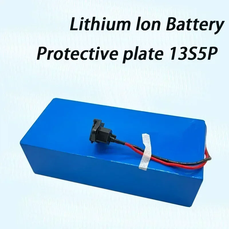 48V 18650 lithium-ion smooth 100Ah 13S5P battery pack 48V 100000mAh 2000W built-in 50A BMS electric scooter