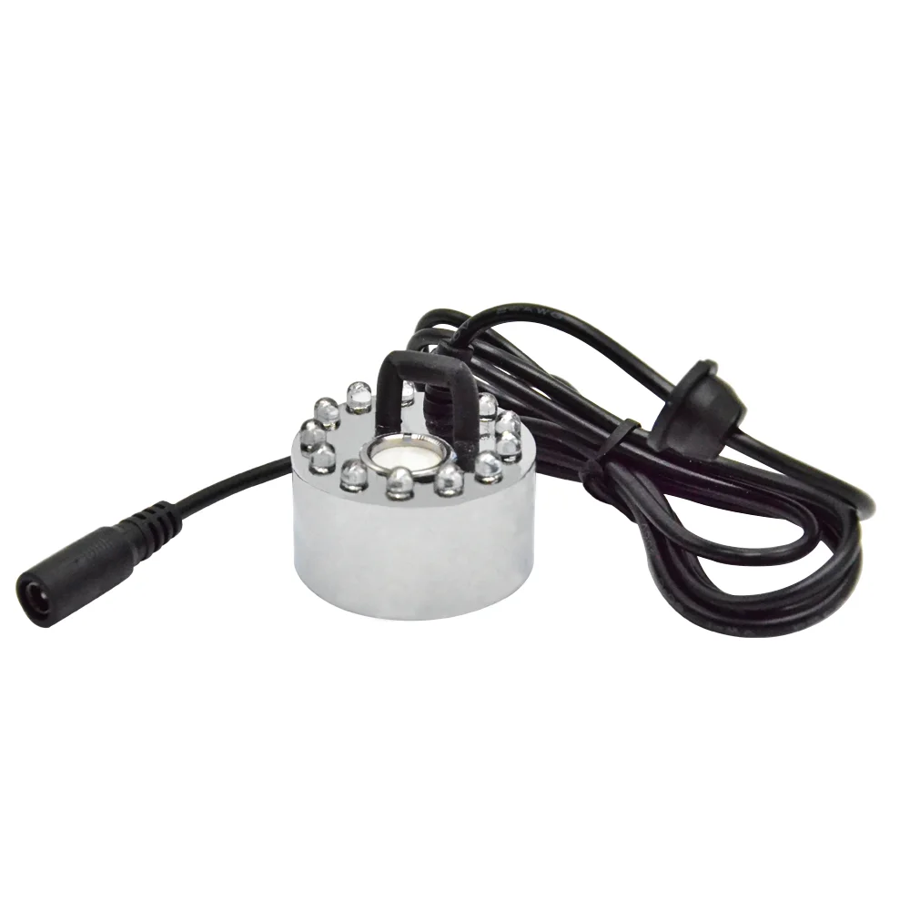 Landscape Water Mist Generator Metal 12-Light Atomizing Head DIY Humidifier Incubator Constant Humidity Atomizer