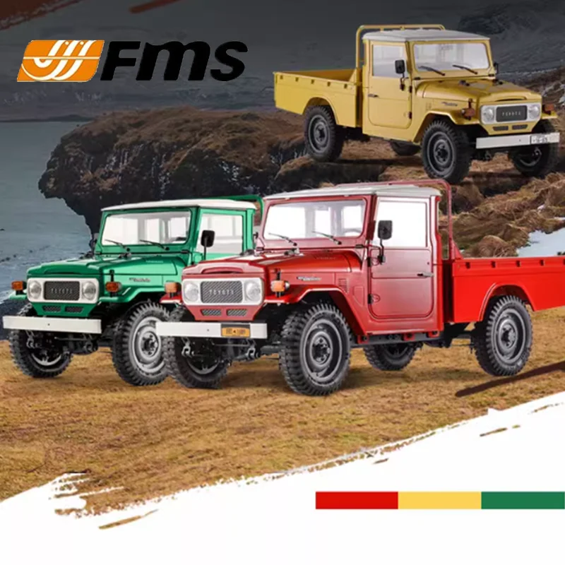 

Fms 1:12 Toyota Fj45 Pickup Truck Model Electric Rc Remote Control Vehicle Off-road Climbing Vehicle Simulation Car Model Toy