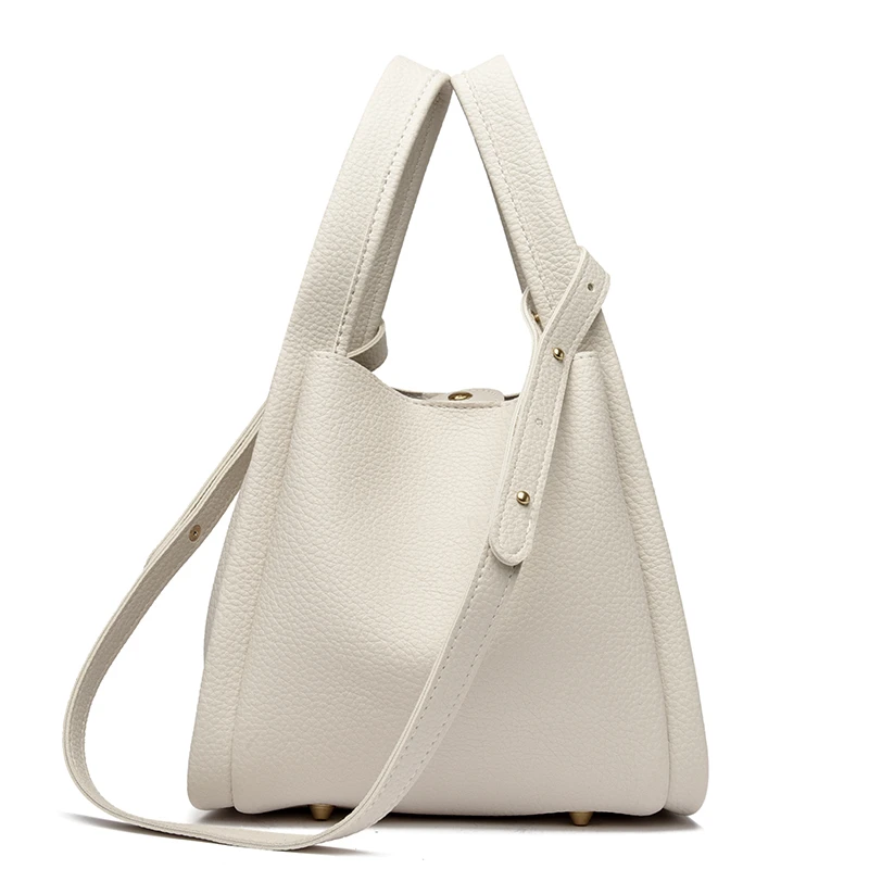

New Versatile And Stylish Handbag - Soft Exterior, Suitable For Commuting, Single Shoulder Strap, Bucket Shape Bag