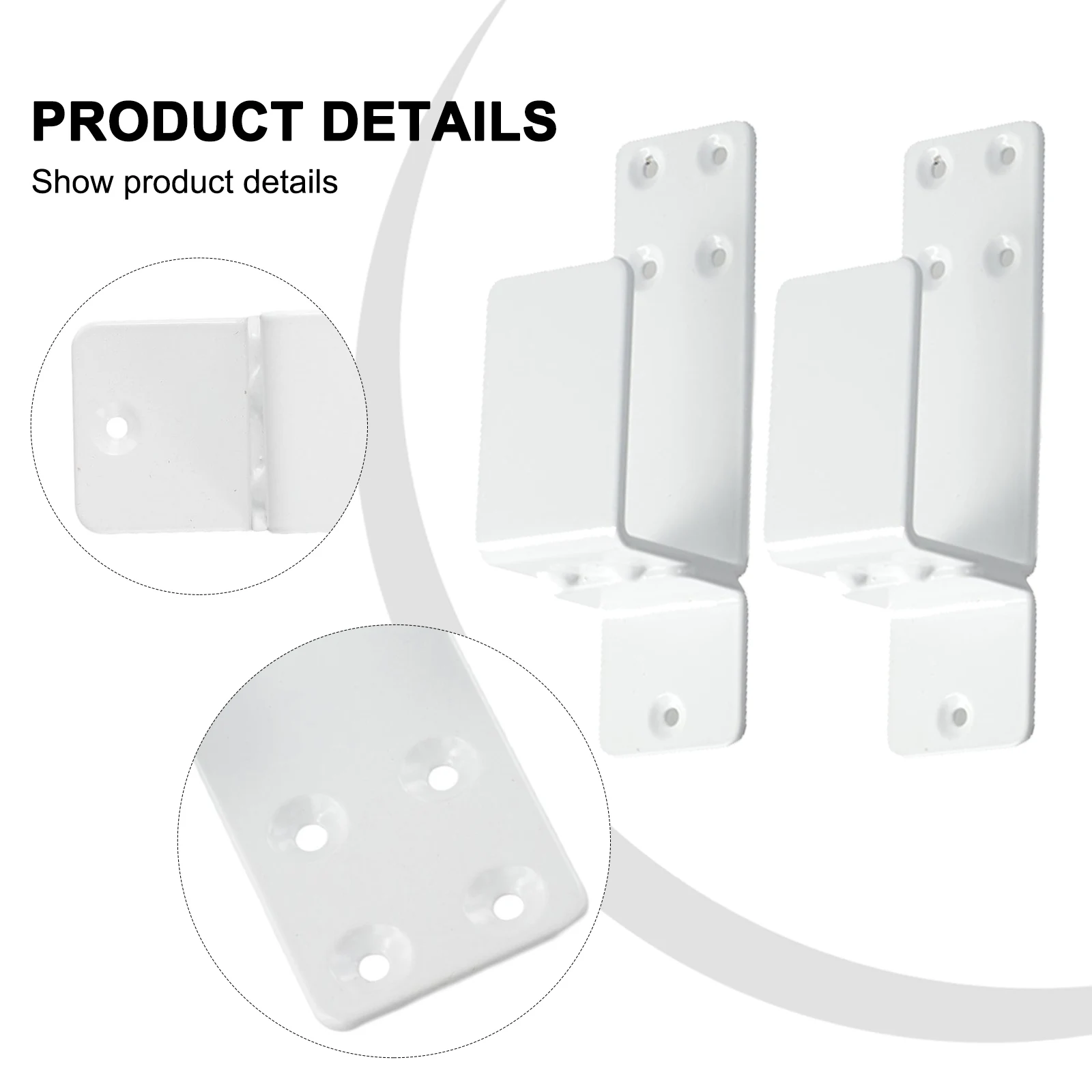 Brackets Sets Door for barricade 2 Pack Door Hardware Door Latch Drop Open Bar Holder Practical  Brackets Sets