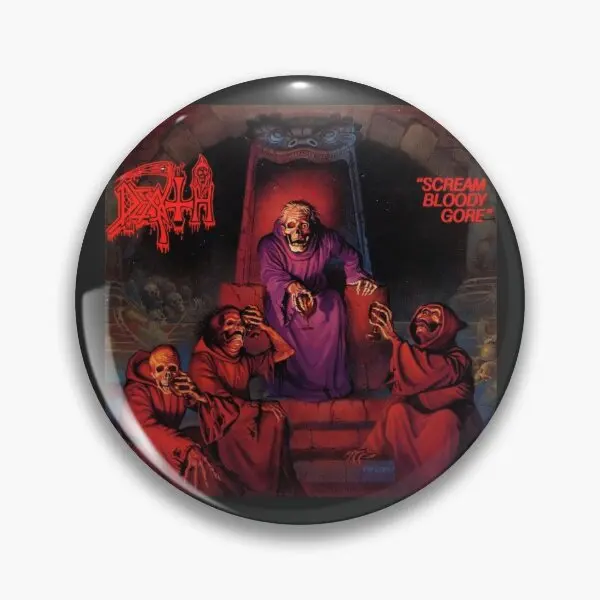 Death Scream Bloody Gore  Soft Button Pin Women Gift Jewelry Cute Brooch Collar Lapel Pin Metal Funny Decor Cartoon Creative