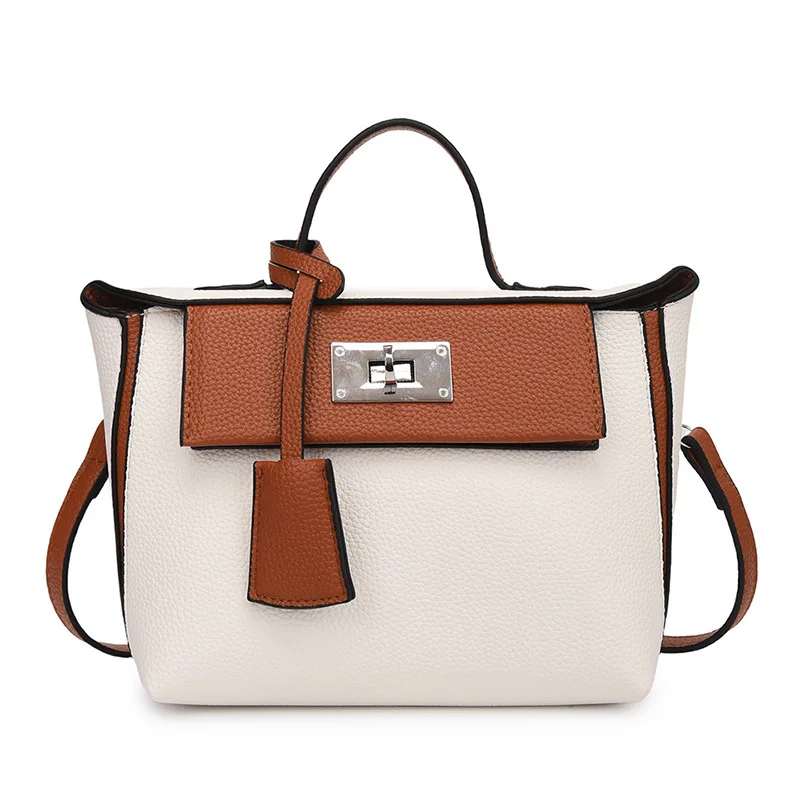 2025 Bolso tipo cubo para mujer, bandolera y bolso de hombro de moda, bolso de cuero versátil con asa superior para uso diario