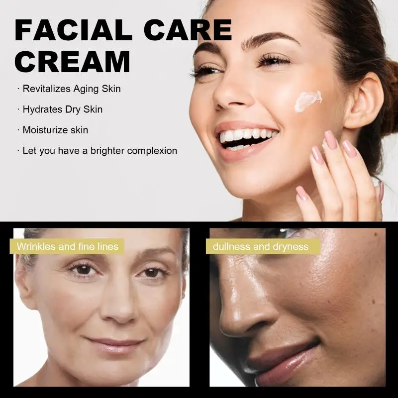 Snail Firming Collagen Face Cream Repair Damaged Skin Lifting Nourishing Smooth Fine Lines Hydrating Bright Day CareGood Quality