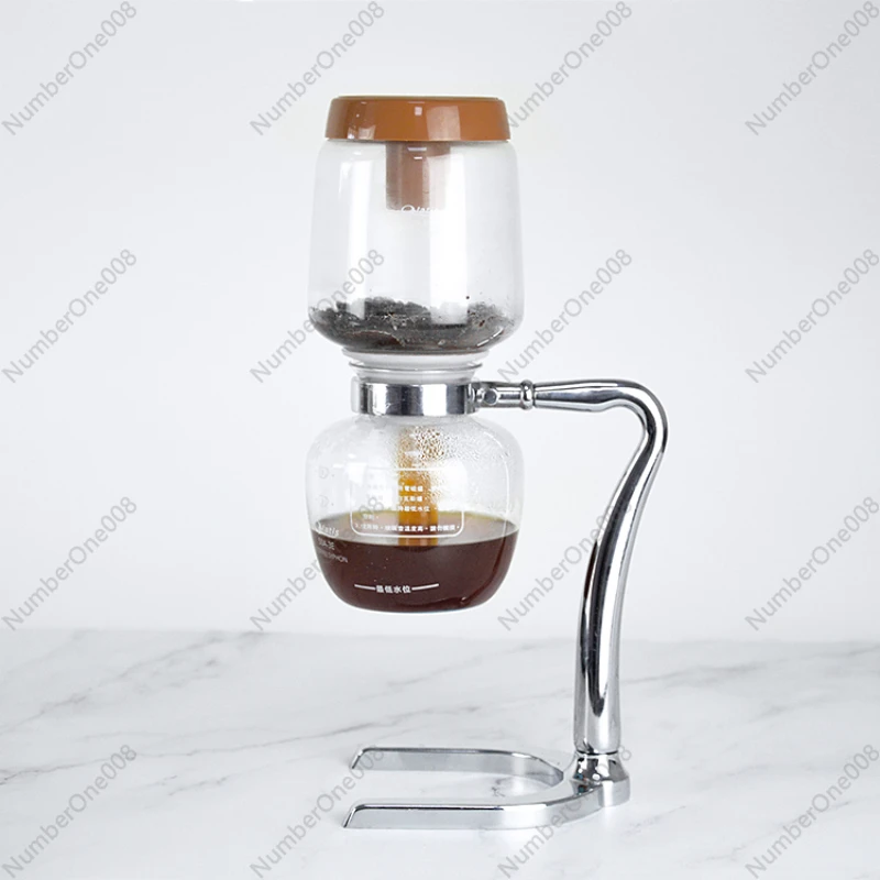 

Syphon coffee maker accessories upper bowl bottom 3 cups coffee kettle pot set maker tea siphon glass vacuum pot for YT-320