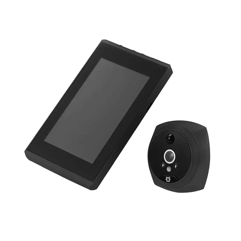 Peephole Camera para Door Viewer, Detecção de Movimento, Monitor, Digital Ring Doorbell, Video-Eye Safety Recording, 4,3 polegadas