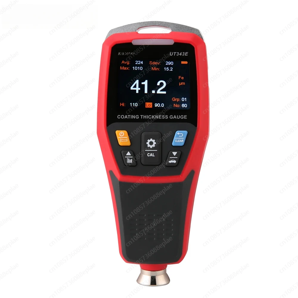 UT343E Coating Thickness Gauge 0-2000µm Car Film Paint Thickness Tester TFT Screen Display With Bluetooth