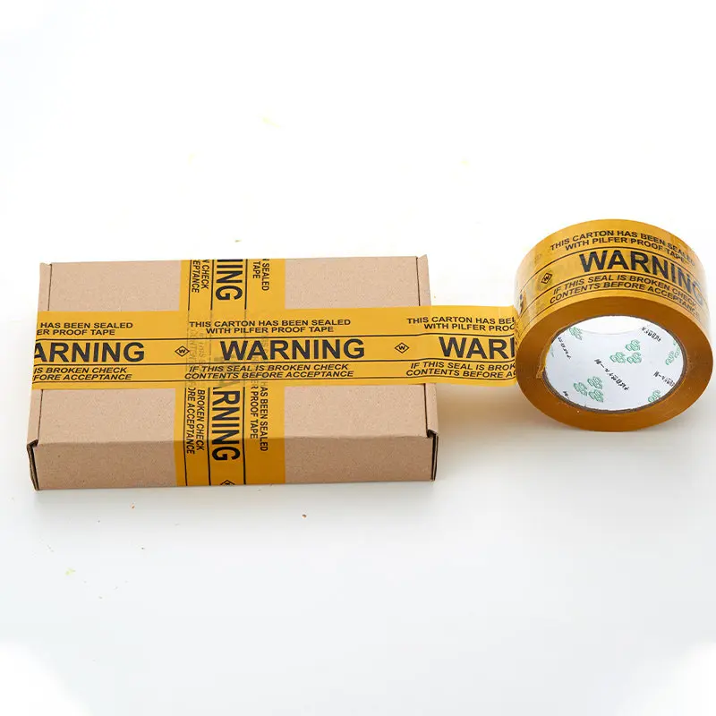 Warning Tape [7.5cm Wide] Large Yellow Roll Warning Warning Tape for Sealing and Packing Boxes